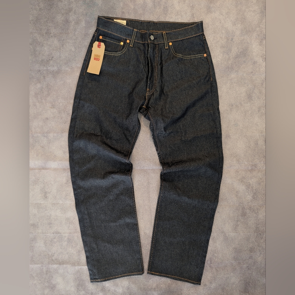 Levi's Premium NWT 555 Relaxed Straight Jeans Blue Wash Men's Size 32x32